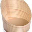 Restaurantware 4 Ounce Small Dessert Cups Slanted Dessert Tasting Cups - Disposable Serves Hors d'oeuvres Samples Or Snacks Pinewood Appetizer Containers For Weddings Parties And Events
