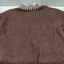 PRETTYGARDEN Women's 2026 Fall Oversized Pullover Sweaters Long Sleeve Mock Neck Chunky Knit Jumper Tops Winter Clothing (Large, Brown)