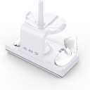 Dazzling Charging Dock Charging Station Stand for Meta/Oculus Quest 3 VR Headset & Controllers,Type-C Charger and LED Display