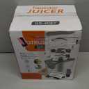 Healnitor 150W Electric Citrus Juicer Squeezer with 2 Cones, Stainless Steel Quiet Orange Juice Extractor Machines for Lime Grapefruit Lemon, Detachable Design