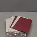 25 Sets Burgundy 250G Tri Fold Wedding Invitations Cards With Envelopes Inserts Greeting Laser Cut Pocket invites for Wedding Bridal Shower Birthday