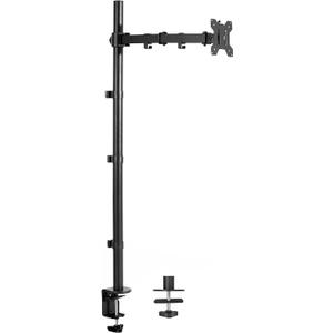 VIVO Extra Tall Single Monitor Desk Mount, 39 inch Pole VESA Stand for 13 to 32 inch Screens and up to 38 inch Ultrawides, Holds 22 lbs, Black, STAND-V011