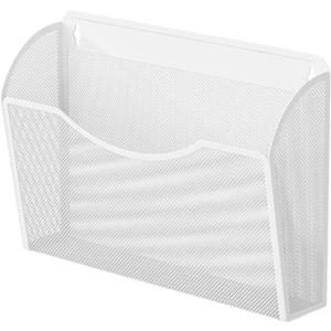 Wall Mount File Holder Metal File Organiser Rack Space Saving Hanging File Organiser Magazine Holder For Office And Home