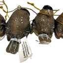 RAZ Imports Wintry Resin Chickadee Bird Ornaments - Set of 4