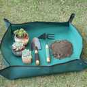 Plant Repotting Mat for Plants, Gardening Hand Tools for Gardeners, Oxford Cloth,29.5 x 29.5in(75x75cm)