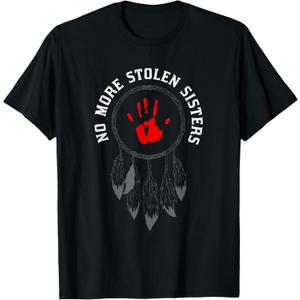 No More Stolen Sisters Missing and Murdered Indigenous Women T-Shirt, XL