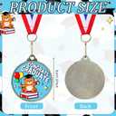 Kenning 20 Pcs Metal Kindergarten Graduation Award Medals for Kids 2'' Preschool Award Medallion with Neck Ribbon Congrats Graduation Gifts for Pre-K School Student Party Favor Supplies