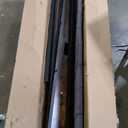 Queen Size Bed Frame with Adjustable Backrest Hidden Storage Headboard, PU Leather Upholstered Queen Bed Frame with Charging Station and LED Lights, Heavy Duty, No Box Spring Needed, Black&Brown