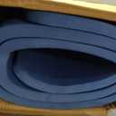 Hatha Yoga 4/5 inch TPE Yoga Mat Fitness & Exercise Mats Large Size 72"L x 32"W Non-Slip Anti-Tear For Women Men, Blue