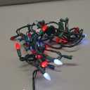 Red/White C3 Outdoor 18FT 50 LED Straberry Christmas Lights - Connectable Plug, Green WireVintage Decorative Lights - Mood Lighting