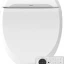Bio Bidet USPA PRO Modern Bidet Seat, Warm Water, Heated Seat & Dryer, Remote Control, Round