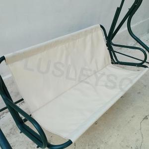 Seat Patio Swing Seat Cover, Waterproof Thickened 900D 2/3 Seat Chair Bench Replacement, General Heavy Duty Swing Seat Cover (Beige, 58.3x19.7x19.7 inch)