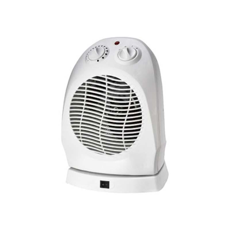 ProFusion Heat Oscillating Space Heater with Adjustable Thermostat, Desktop, Fan-Forced, Portable, Overheat Sensor, Tip-Over Switch, Stay-Cool Housing, Ideal for Home, Bedroom, Office, 1,500W, CZ50