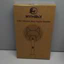 Nymrix Electric Fly Swatter Racket, 2 in 1 Mosquito Bug Zapper 4100V Handheld Mosquito Killer with 1800 mAh Rechargeable Battery, Purple Light and 3-Layer Safety Mesh for Indoor Outdoor Blue