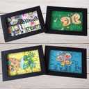 50 Sheets Extra Heavy Weight Black Cardstock Paper, 130 lb/350GSM A4 Cover Card Stock, Thick Black Construction Paper for Scrapbooking, DIY Cards Making, Arts and Crafts