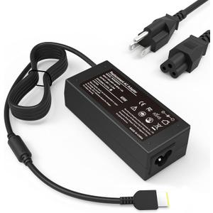 65W Laptop Charger for Lenovo ThinkPad X1 X270 X240 X240S X250 T470 T450S T440 T440S T460S T460 T450 T440P T540P T470S T431S T560 T570 T550 E570 E560 E550 E540 G50-45 G50-80 Power Supply