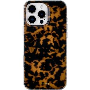 SCORPIFY for iPhone 16 Pro Max Case [Compatible with MagSafe] with Brown Tortoise Shell Design, Cute Brown Magnetic Phone Cover for Women Girls, Slim Shockproof Bumper