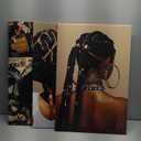 Wall Art Black Girl Canvas - Afrocentric Martini Y2K Poster