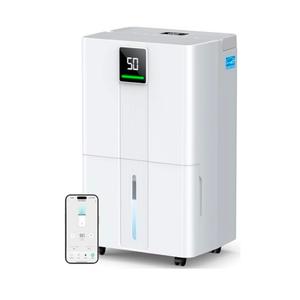 Dehumidifier with Drain Hose for Home Smart Compressor Dehumidifier with Drain Hose, Intelligent Humidistat, for Basement, bedroom, Home, Bathroom