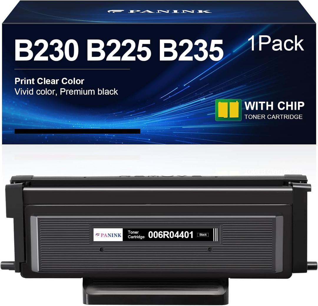Compatible B230 B225 B235 Black Toner Cartridge 6,000 Pages Extra High Capacity Replacement for Xerox 006R04400 006R04401 Toner Cartridge for Xerox B230 B225 B235 Printers - 1 Pack,with Chip