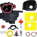 TB100 Carburetor Tune Up Kit Fit For Troy Bilt TB100 Lawn Mower 11A-B0BL723 11A-A230711 11A-A23N011 25B-554M711 25B-554M766 11A-020W765 Carb with Air Filter & Cover