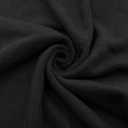 EOVEA - Polar Fleece Fabric by the Yard  Soft Anti-Pill, Warm & Cozy Material for Blankets, Clothing, Crafts, Pet Beds & DIY Sewing  60 Wide, Solid (Black, 1/2 Yard)