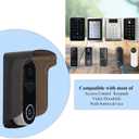 Doorbell Rain Covers for Outside,Grey Plastic Protector Cover,Access Control Keypad Shield,Sun Shade,Compatible with Most Door Access Attendance Machine and Video Doorbell