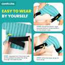 Shoulder Ice Pack Wrap, 2 Hours Long Lasting Rotator Cuff Cold Therapy Flexible Shoulder Ice Pack for Injuries Reusable, FSA Eligible, Cold Pack for Tendinitis, Surgery, Swelling