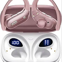 GNMN Earphones with Earhooks Waterproof Transparency Headset for Sports