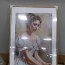 24x36 Picture Frame Natural Oak Wood From California-USA with Real Tempered Glass, Handcrafted 24x36 Photo Frame Matted to 20x30 Wedding Photo,Family Picture,Graduation Picture Display on Table & Wall