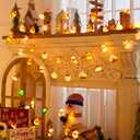 LOLStar Christmas String Lights Decorations, 9.8FT 20 LED Christmas Fairy Lights, Battery Operated (Not Included) with Timer Function and 8 Flashing Modes, Cute Window Lights 2025 Home Indoor Decor