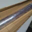54 Inch x 15 ft Clear Vinyl Roll Sheet 30 Gauge Clear Plastic Roll Marine Vinyls Crystal Transparent Vinyl Sheeting for Window Boats Table Covering Greenhouse DIY Crafts Making Protective Film