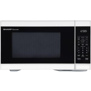 SHARP Countertop Microwave Oven with Removable 12.4" Carousel Turntable, 1000 Watt, 1.1 Cubic Feet, White