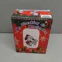 Gfilay Shaking Santa Dog Toy, Singing and Dancing Plush Puppy, Animated Christmas Plush Toy, Funny Interactive Santa Claus Dog Figure, White Elephant Gift for Kids and Families, Holiday Holiday Decor