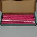 10 Inch Hot Pink Taper Candle Set, 10 Pack Unscented Dripless Valentine Taper Candles Candlesticks for Dinner Parties Wedding Home Decoration Picnic