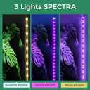 Grow Lights for Indoor Plants with Timer, 192 LEDs 42W Vertical Full Spectrum Grow Light 65 Inch Standing Grow Lights 3 Light Modes 5-Level Dimmable Wide Coverage