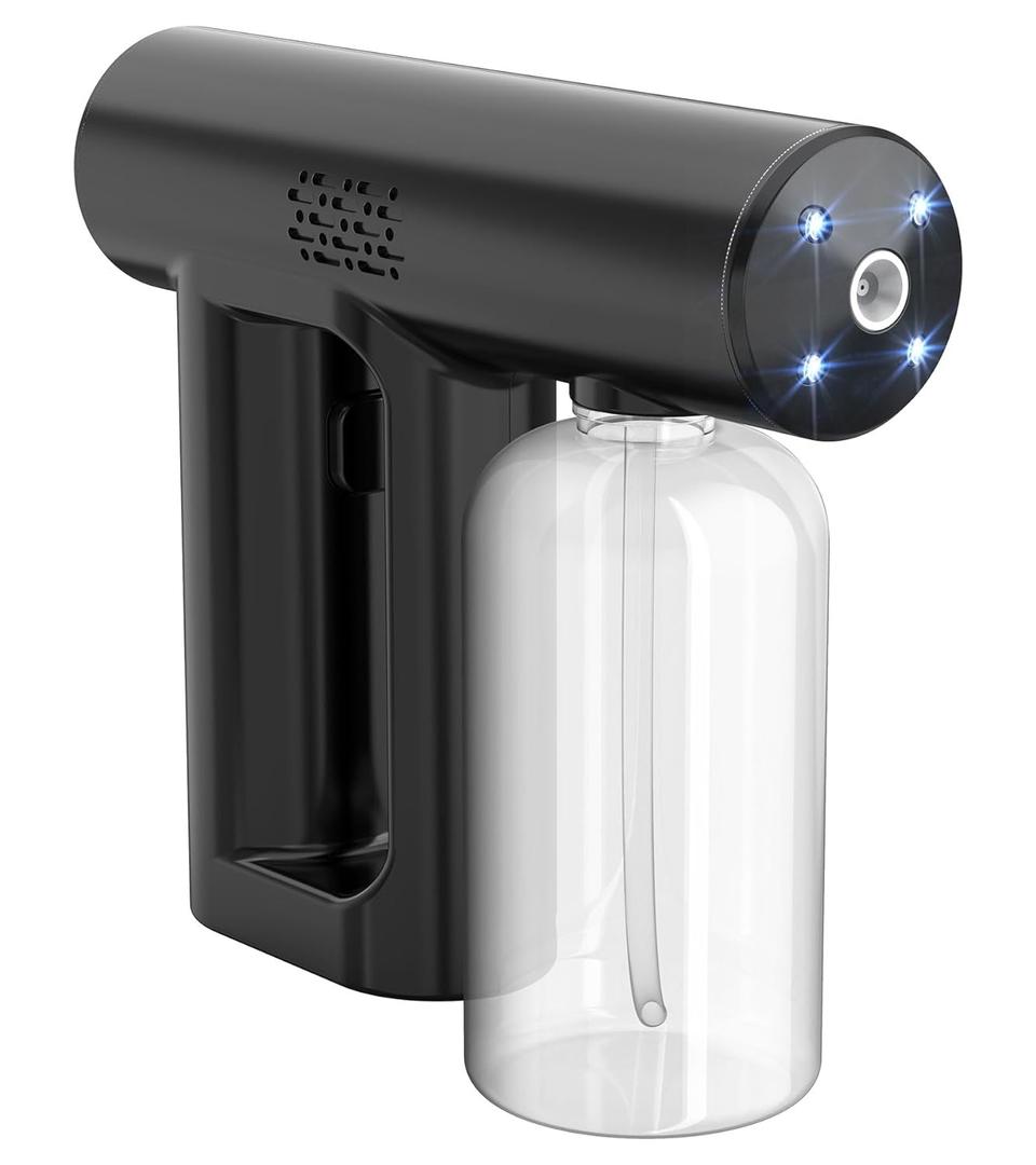 Professional Spray Tan Machine, Portable & Rechargeable Spray Tan Gun, Long Battery Life, Even Spraying, Lightweight, Spray Tan Machine Kit for Indoor and Outdoor Use, for Home, Salon, DIY and Travel (Grey)