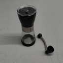 Primula Manual Adjustable Burr Coffee Grinder-Ceramic Mill & Brushed Stainless Steel Body-Whole Bean for French Press, Cold Brew, Espresso, Camping