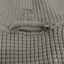 Queenmore Dog Sweater, Turtleneck Dogs Sweaters with Check Pattern, Winter Warm Dog Sweaters for Large Breeds, Solid Pull-on Pet Sweaters, Green L