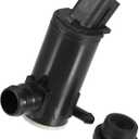 Motoforti Windshield Washer Motor Pump Replacement, for Kia Optima 2011-2016, Plastic, Black, 2pcs