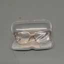 OPTOFENDY Progressive Multifocus Reading Glasses for Women Oversized Blue Light Blocking Oprah Style Computer Readers Light Brown 1.0x