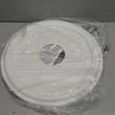 7 x EIFHYT Molded Nylon Ceiling Medallion for Light Fixtures and Ceiling Fans 16"OD x 4"ID x 3/4"P (Fits Canopies up to 12-3/8") White