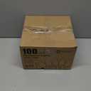 C9 LED Christmas Lights Outdoor, 68Ft 100 LED String with All in One Clips, Commercial Grade Waterproof Outdoor Christmas Lights for House Outside Roofline Xmas Decor, Pure White