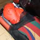 55" Trampoline for Kids with Enclosure, 440lbs Capacity Indoor & Outdoor Toddler Trampoline with Adjustable Gymnastics Bar & Toys, for Boys & Girls (Red)