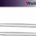2Pack Chrome Left & Right Front Hood Cover Trim Above Grille Accessories Replacement for E90 E91 3-Series 325i 328i 330i 335i 2006 2007 2008