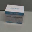 JJ CARE Tubular Bandage, 4 x 12 Yards Stockinette Tubing for Legs and Knees, Tubi Grip Size F Reusable Elastic Bandage Sleeve, Compression Tubes for Knees and Thigh, Rubber Latex w/Cotton