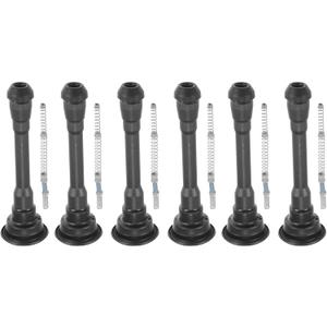 Engine Ignition Coil Boot Kit No.224481KT0A/224481KT1A - Car Inner - for Infiniti FX50 2009-2013 Rubber Black - 6 Set