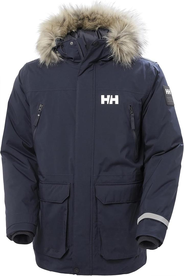 Helly-Hansen Men's Reine Parka Jacket (X-Large, 597 Navy)