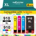 910 910XL Ink CartridgesWork with OfficeJet Pro 8015e 8025e Printer