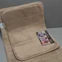 Yimobra Memory Foam Bathroom Rugs Sets 2 Piece - Super Soft Absorbent Quick Dry Bath Mat Set, Machine Washable Non Slip Floor Carpet for Tub Shower & Single Sink (17x24 & 31.5x20 Inch, Beige)